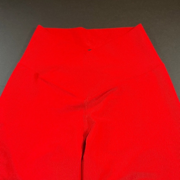 Beach Riot Cara Rib Legging Red High-Rise Ribbed Size Small - Picture 4 of 10